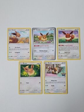 Pokemon Eevee Trading Card Collection